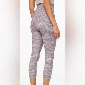 Lululemon Align Crop Space Dye Herringbone Size 8